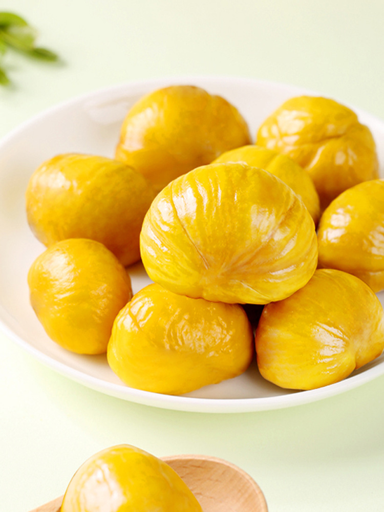 新疆包邮喜囍桂子油栗子仁200g即食板栗仁零食炒栗子独立真空干果