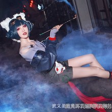 白蛇2青蛇劫起cos服 宝青坊主假发烟斗道具 狐狸头女全套cosplay