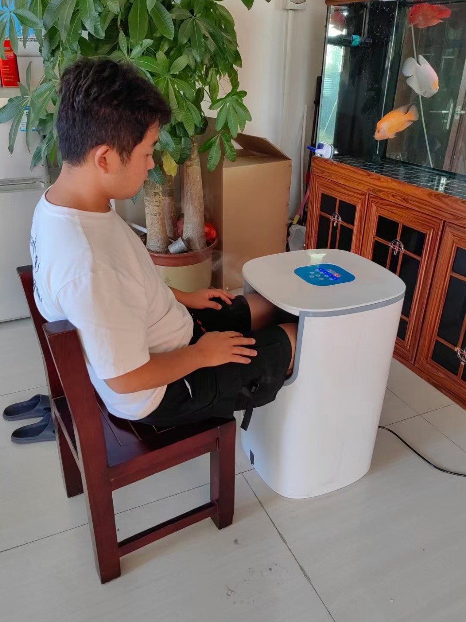 厂家供应艾灸熏蒸桶远红外uv紫光艾灸桶足底艾灸熏蒸桶中药熏蒸仪