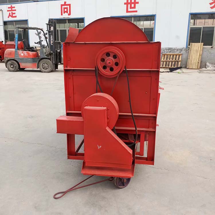 自动高粱谷子脱谷机 电动粮食脱粒机 麦子打麦机 125型老式打麦机