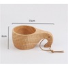 Acacia Trunk manual Finland Wooden cup Mug Lettering Imprint logo