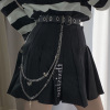 Cool girdle ins chain butterfly decorate Punk Waist chain Pant chain accessories jk uniform Hip hop Jewelry Belt