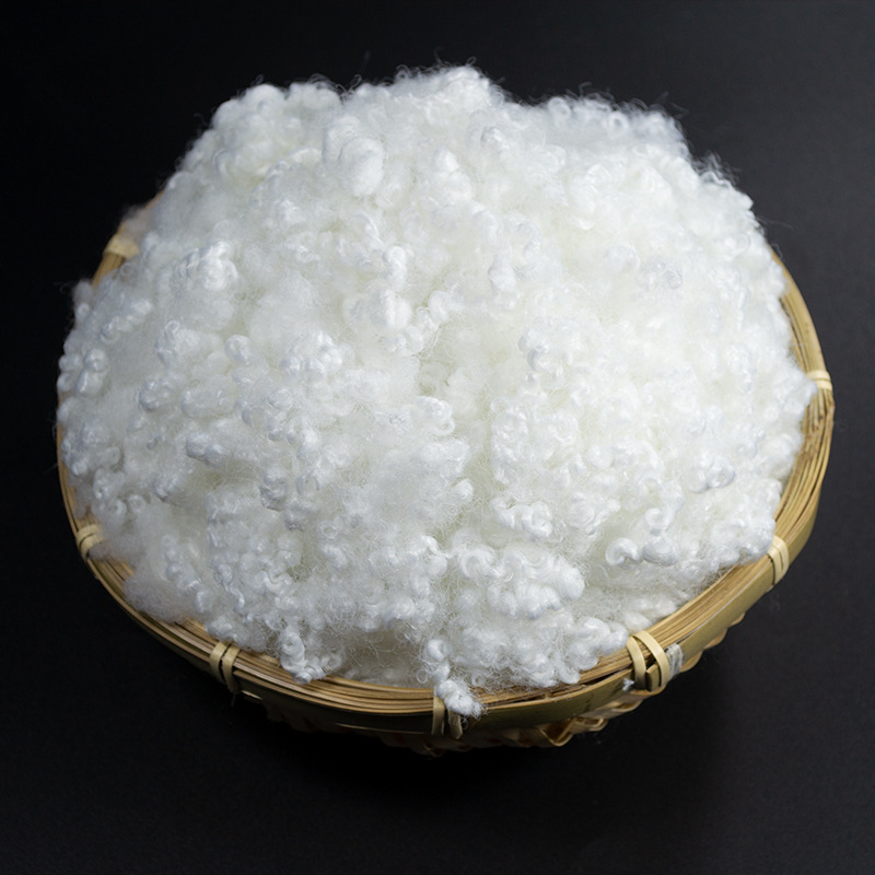 0成交0千克厂家批发三维7d*64原生棉高弹批发pp棉抱枕棉无荧光填充棉