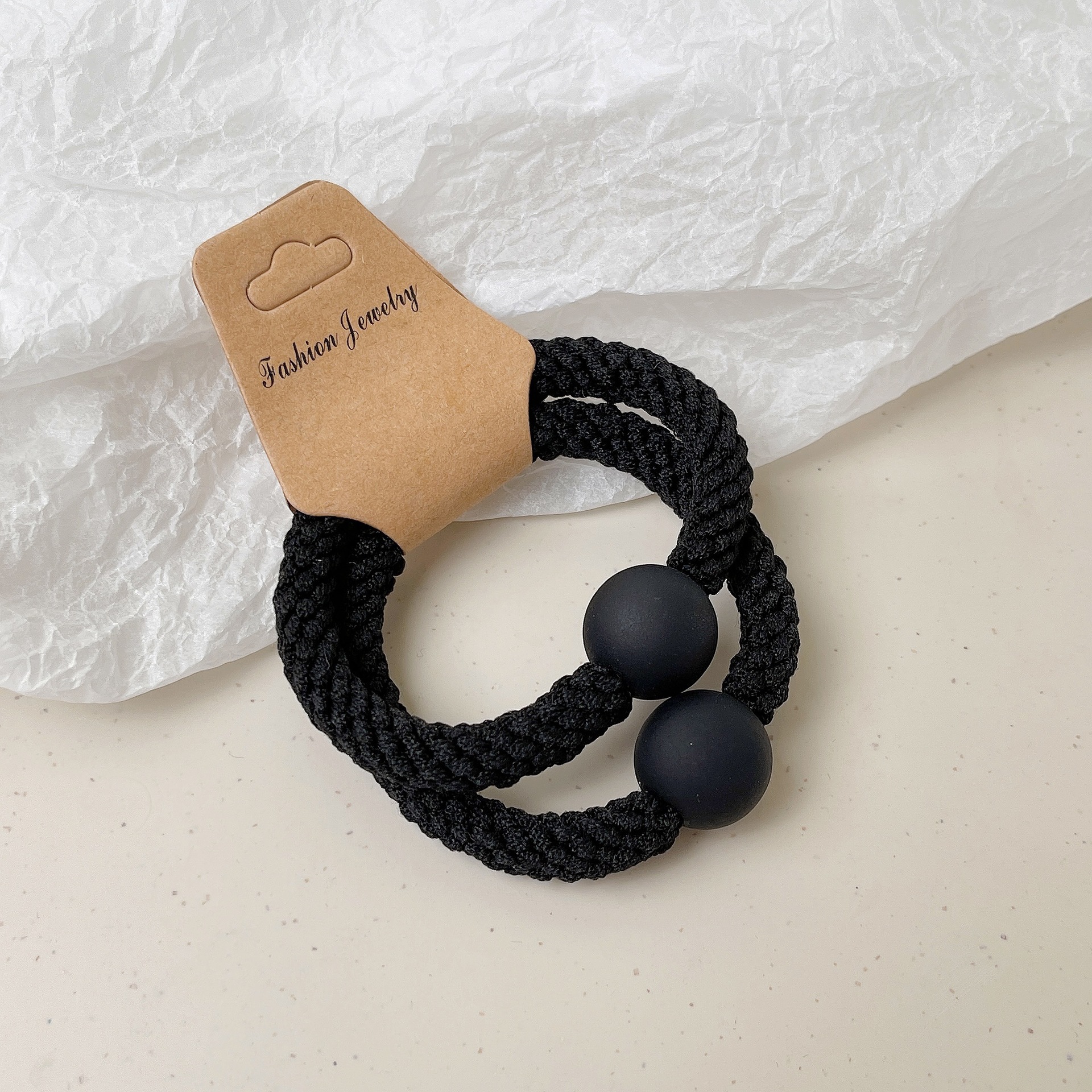 Korean Style Simple Wool Ins Hair Band Fashion Twist Head Rope Rubber Band Female Good-looking Hair Rope Hairware Wholesale