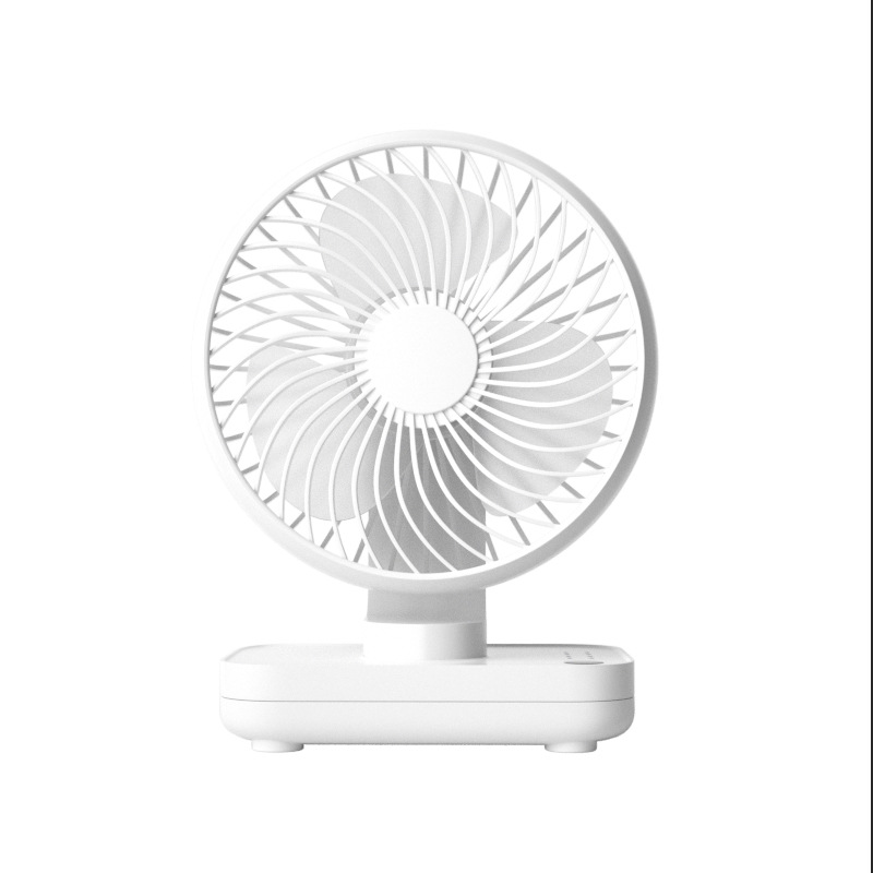 New Mini Little Fan Light Tone Usb Rechargeable Fan Student Office Home 4000 MA Creative Ins Style