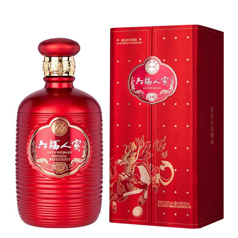 金六福六福人家名窖40.8度/50.