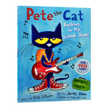 英文原版书Pete the Cat Rocking in My School Shoes 皮特猫系列