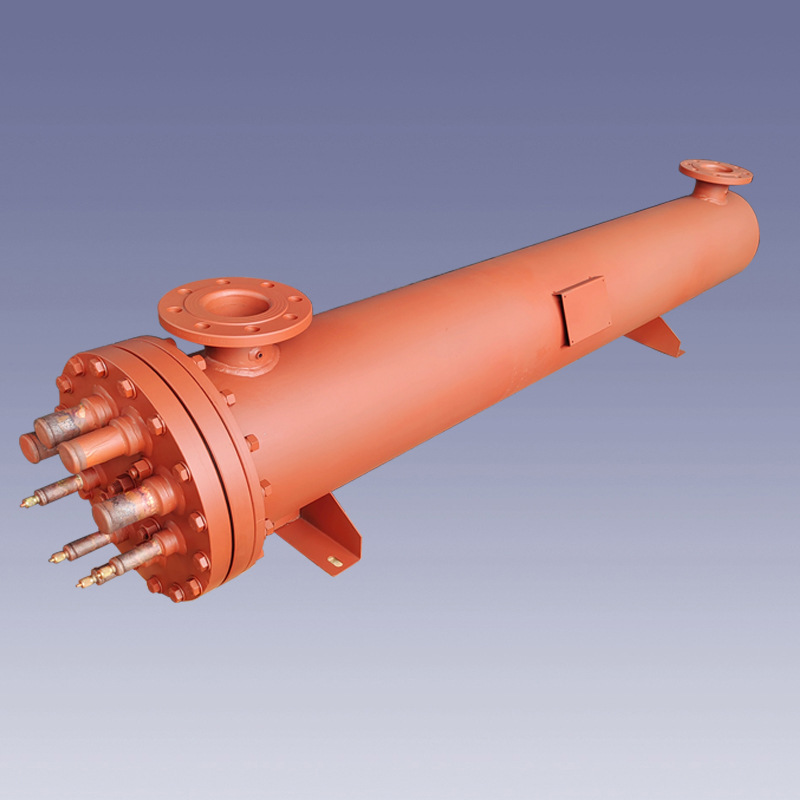 冷凝器钛式壳管蒸发器水冷换热器不锈钢蒸发器卧式水冷冷凝器厂家