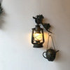 Lantern Masthead Lamp Kerosene lamp Retro Wall lamp Aisle Corridor Study Wall lamp Travel? Scenic spot Wall lamp originality