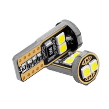 跨境专供 新款解码高亮 汽车LED示宽阅读后备箱灯T10 3030 6SMD