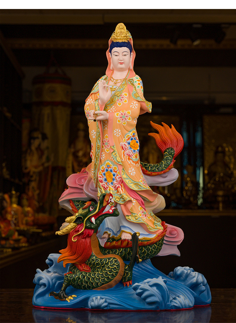 菩萨是否进口否规格无规格尺寸骑龙观音是否专利货源否工艺其他加工