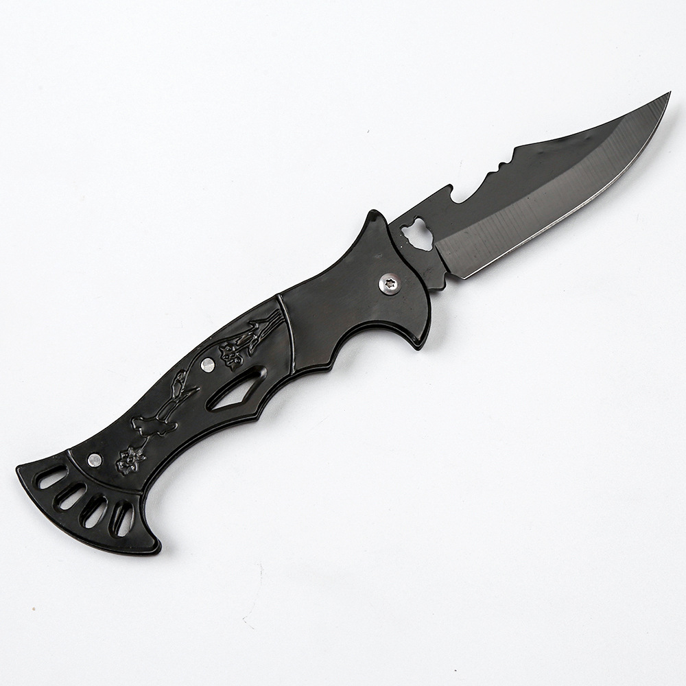 户外刀折叠刀随身刀防身刀锋利军刀野营刀便携小刀不锈钢水果刀具采购