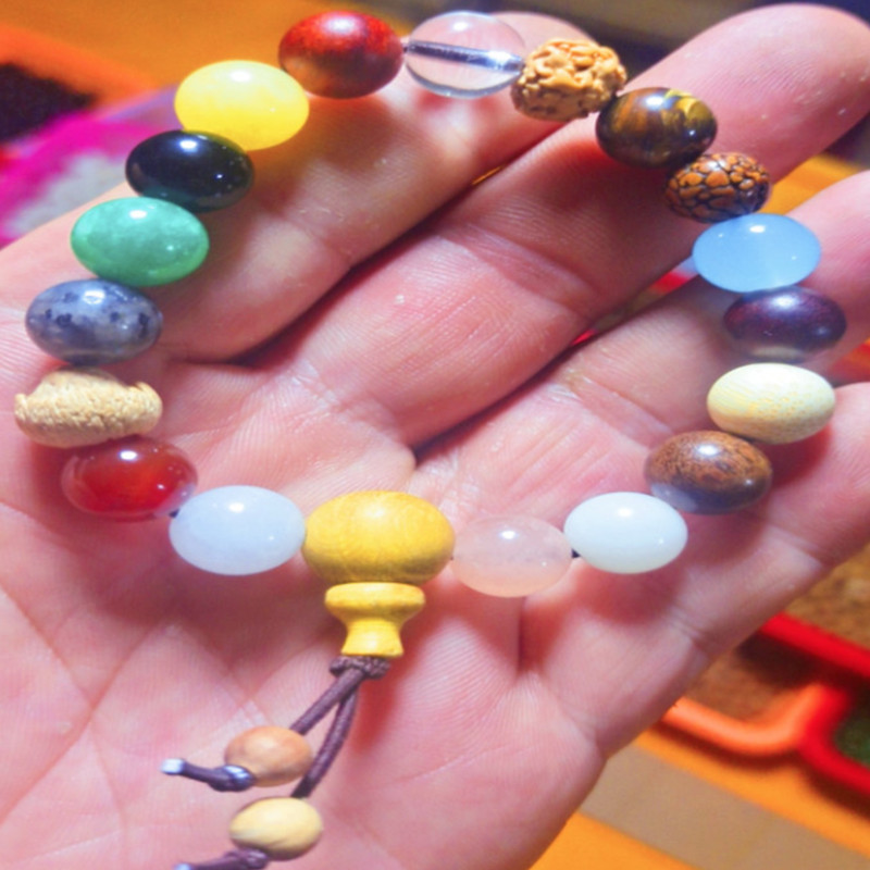 十八籽菩提手串十八子佛珠菩提手串串珠菩提念珠寺庙结缘景区纪念