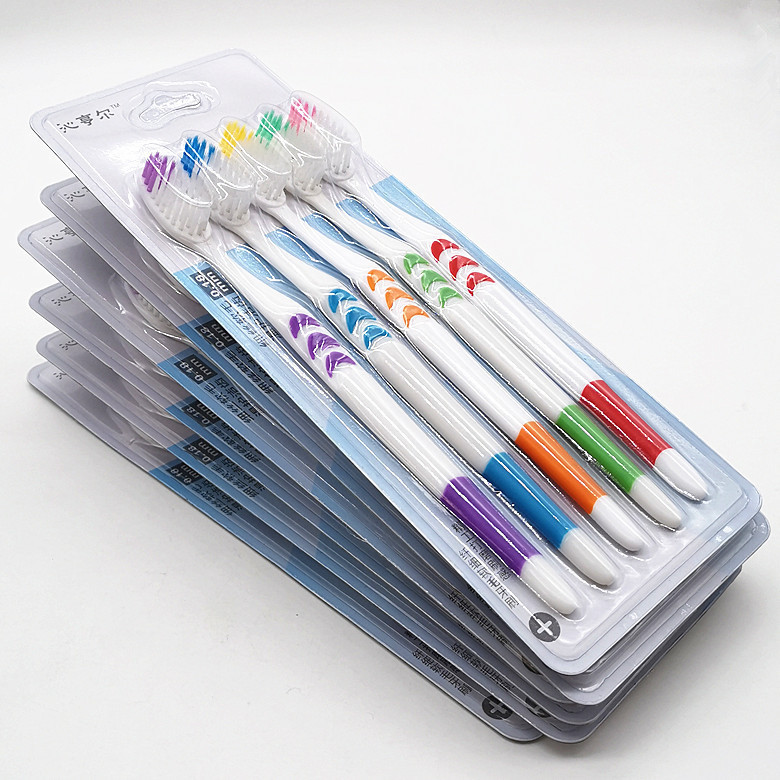 柔软性牙刷盒防刮花牙刷pvc包装盒日用品透明塑料盒子pvc吸塑盒