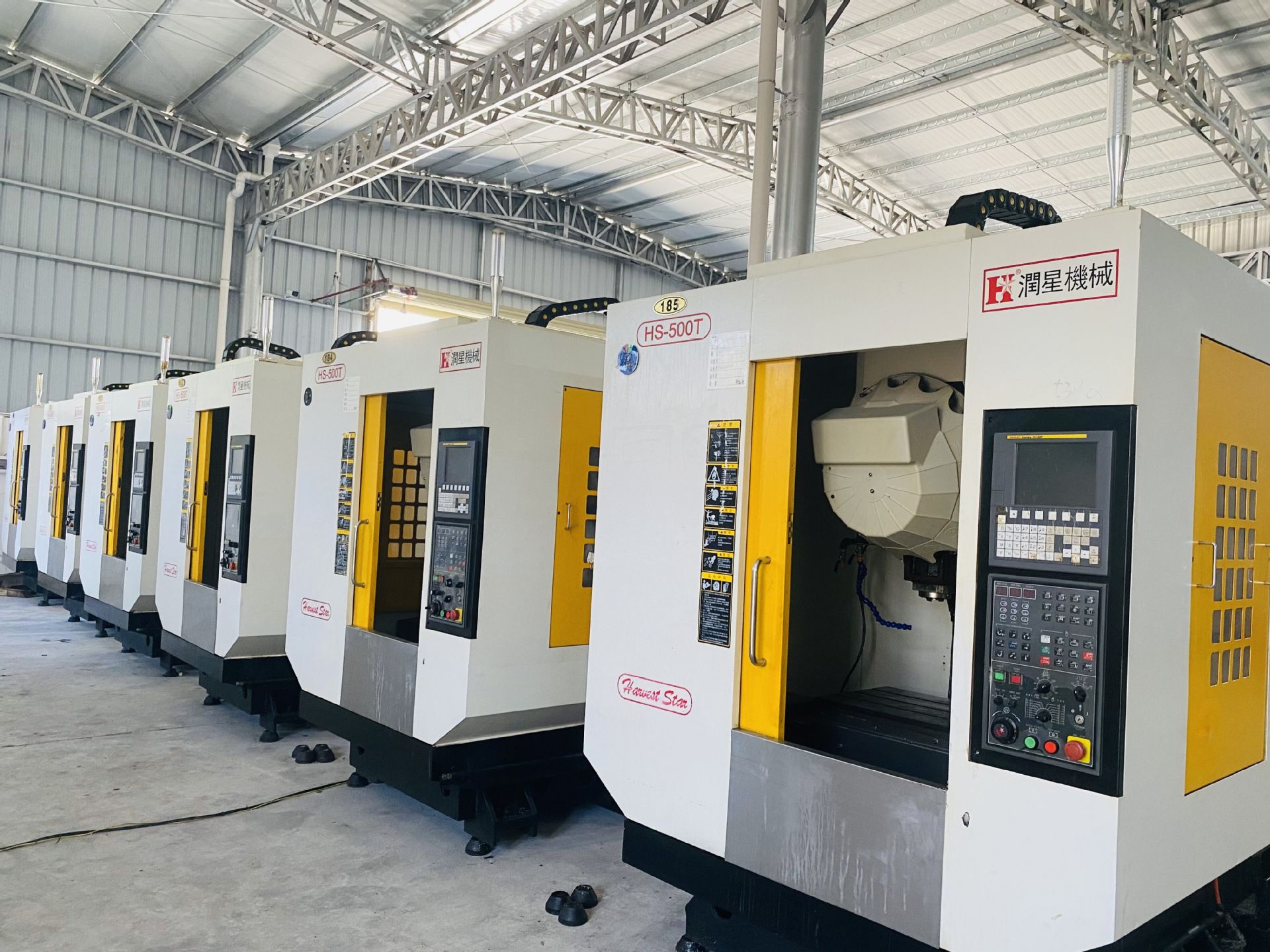 cnc加工中心润星t5钻攻机发那科mf糸统1621把伺服刀库主轴2万转