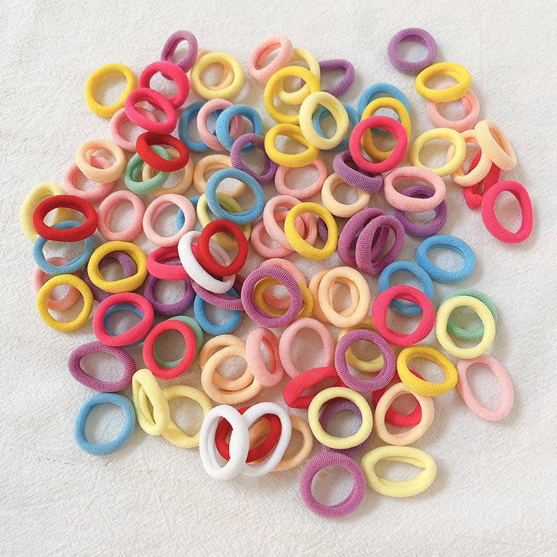 Children's Rubber Band Does Not Hurt Hair Elastic Hair Rope Female Hair Rope Girl Rubber Band Small Rubber Band Tie Hair Baby Hair Ring