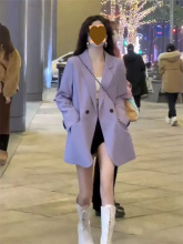 西装外套女休闲年春装新款韩版宽松遮肉显瘦时尚气质廓形西服