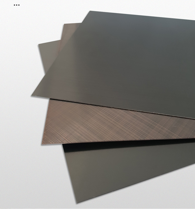 304不锈钢拉丝板彩色花纹红古铜黄古铜黑古铜仿古铜不锈钢板