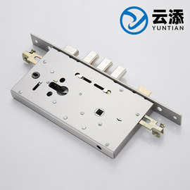 保德安13型指纹锁锁体 防盗门电子密码智能锁6068双快双活26*280