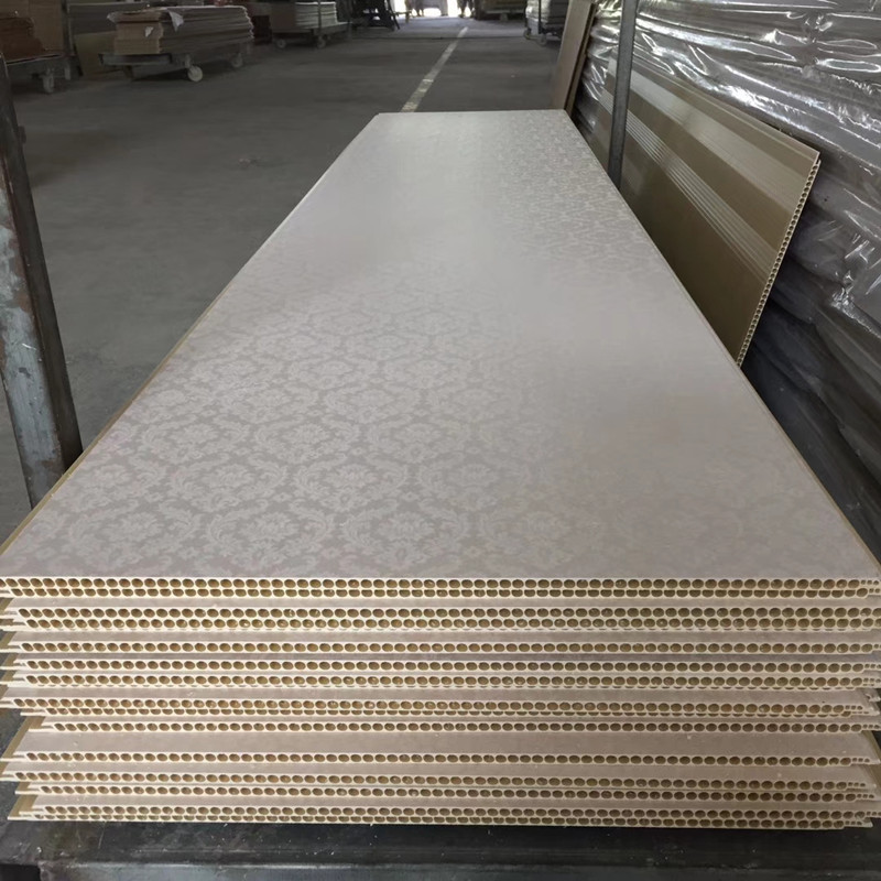 集成墙板竹木纤维板墙面装修材料吊顶板材护墙板pvc装饰扣板自装