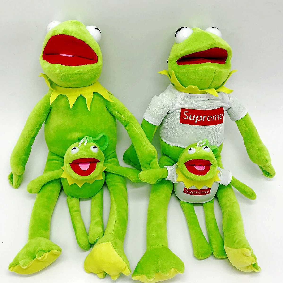 创意青蛙公仔芝麻街科密特青蛙krmit 男女儿童科米蛙毛绒玩具娃娃