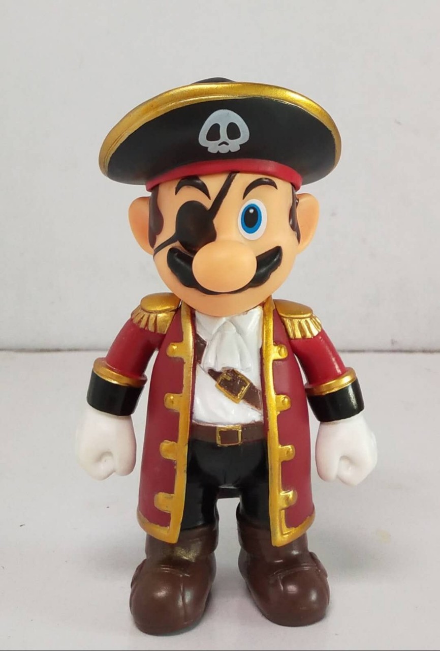 超级玛丽 马里奥兄弟 杰克船长 海盗玛丽 mario 公仔人偶手办模型