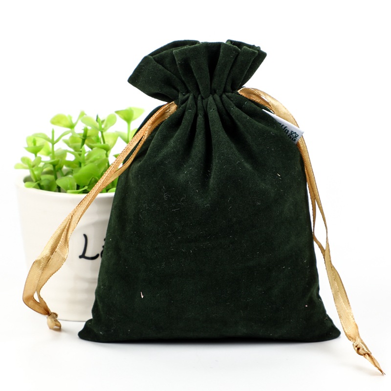 Supply Flannel Pouch Pocket Headphones Jewelry Package Bag Flannel Storage Bag Ornament Flannel Bag Wholesale