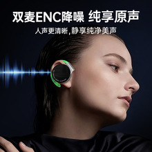 F2跨境新款开放式ANC通话降噪TWS蓝牙耳机无线运动音乐耳机挂耳式