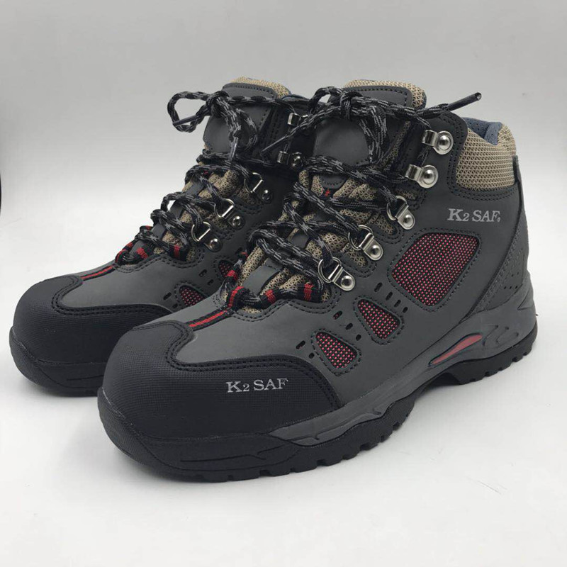 男韩国k2安全鞋侧拉链防砸出口劳保鞋高帮防护船厂工作鞋休闲鞋