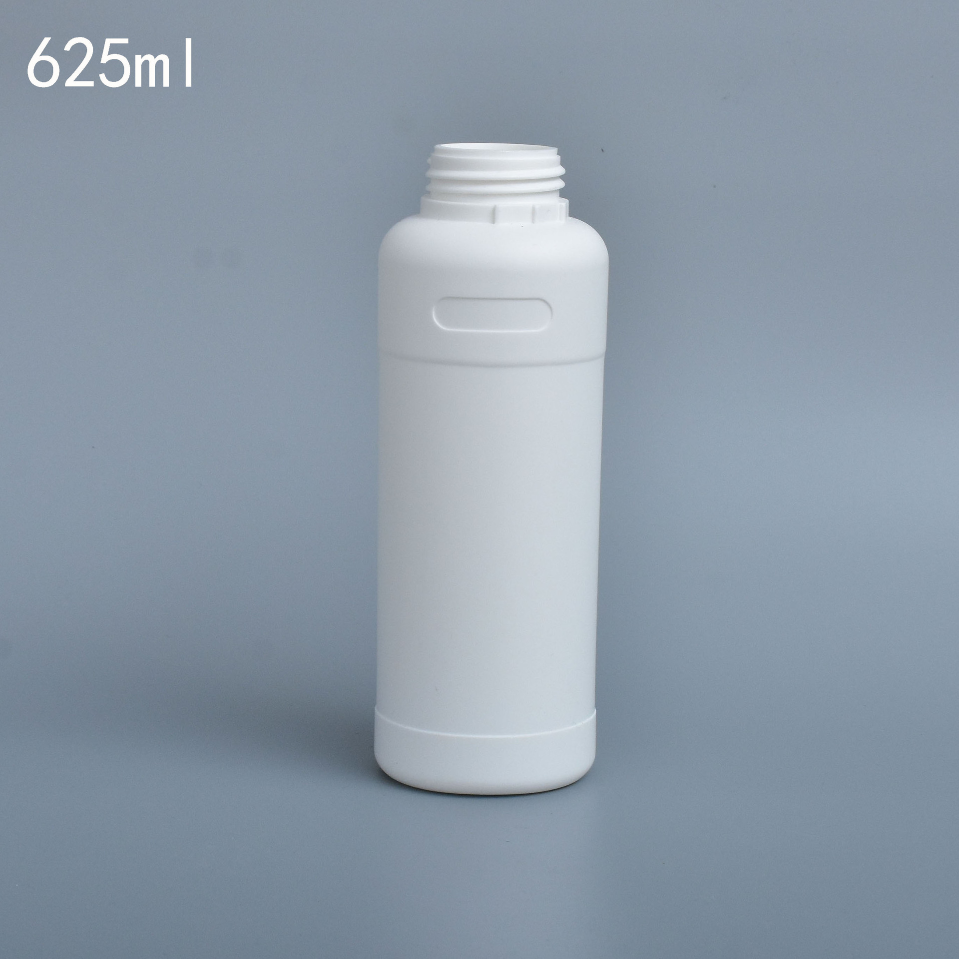 定制625ml圆瓶白色包装粉剂样品瓶625毫升hdpe加厚液体分装瓶