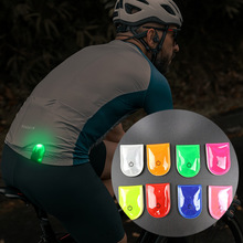 能华多色晶格反光夹子灯led磁吸夹灯背包跑步骑行装饰灯厂家定制