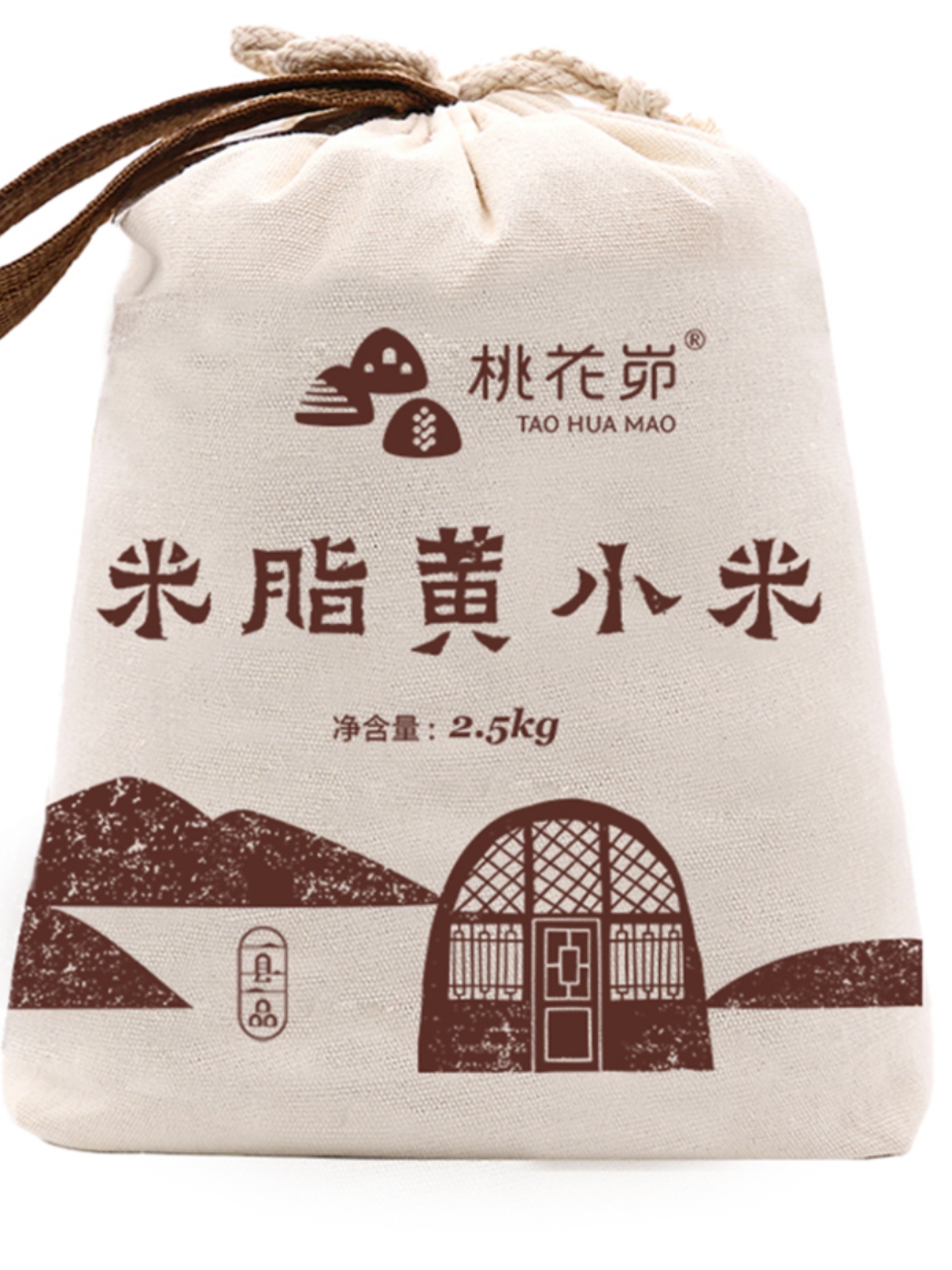 陕北米脂黄小米粗粮小米粥小黄米新米月子粥农家自种五谷杂粮5斤