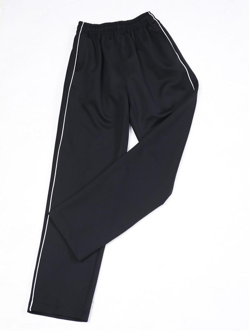 包邮藏蓝白边初中学生运动裤一条杠黑色校裤校服裤子男女春秋高中