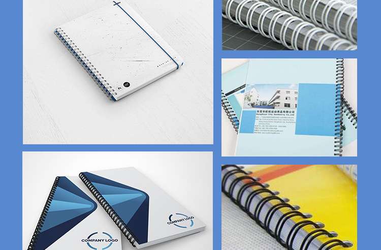 印刷厂家定制圈装画册印刷铁线圈装宣传册印刷圈装书本教辅定制