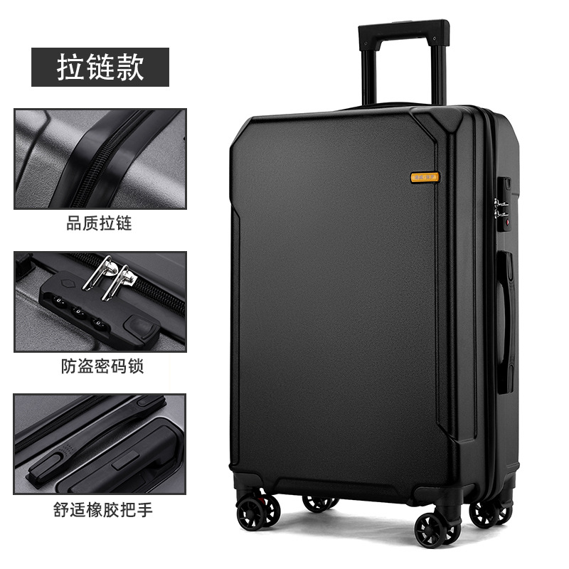 Paul Suitcase Aluminium Frame Luggage Universal Wheel 20-Inch Male and Female Student Luggage 24 Password Leather Suitcase 26-Inch