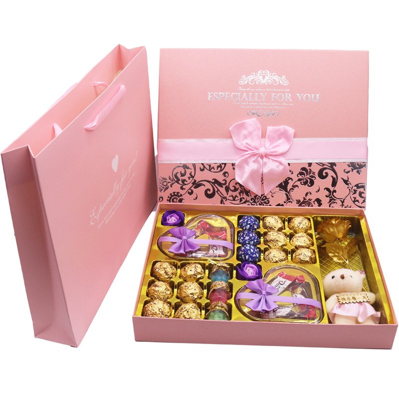 奥沙金沙巧克力礼盒生日礼包糖巧礼盒公司零食礼品520情人节礼物