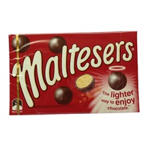 批发供应休闲零食澳洲原装进口maltesers麦提莎牛奶巧克力90克