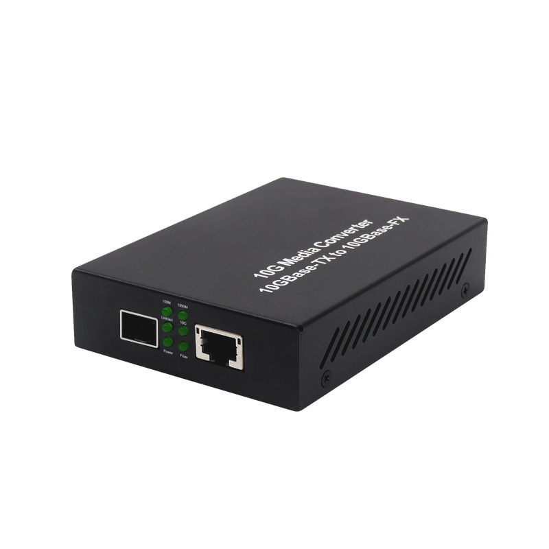 博力扬万兆1光1电sfp光纤收发器10g网络光电转换器lc单多模sfp口