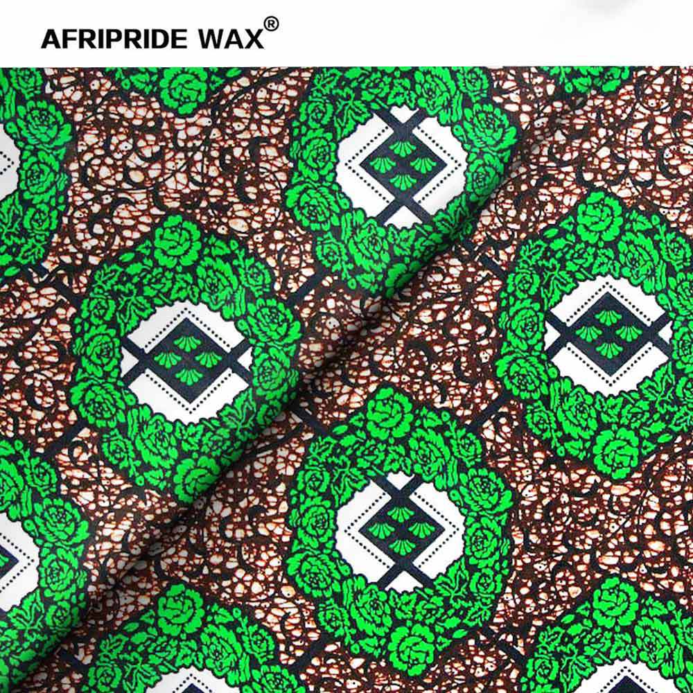 Foreign Trade African Ethnic Duplex Printing Fashion Clothing Batik All-Cotton Fabric Afripride Wax 697