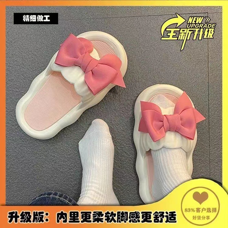 Factory Supply Drooping Slippers for Women Outdoor Wear New Ins Fashion Flower Girl Heart Soft Back Thick Back Sandals for Women