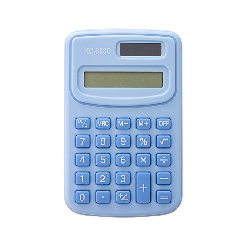 Macaron Color Good-looking Mini Calculator Student Portable Solar Computer Office Special Calculator