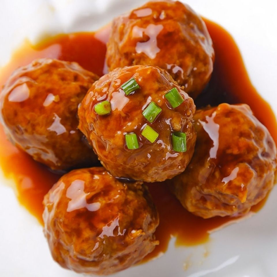 10枚包邮淮扬红烧狮子头熟食手工斩肉猪肉丸子熟食250克5枚装袋装