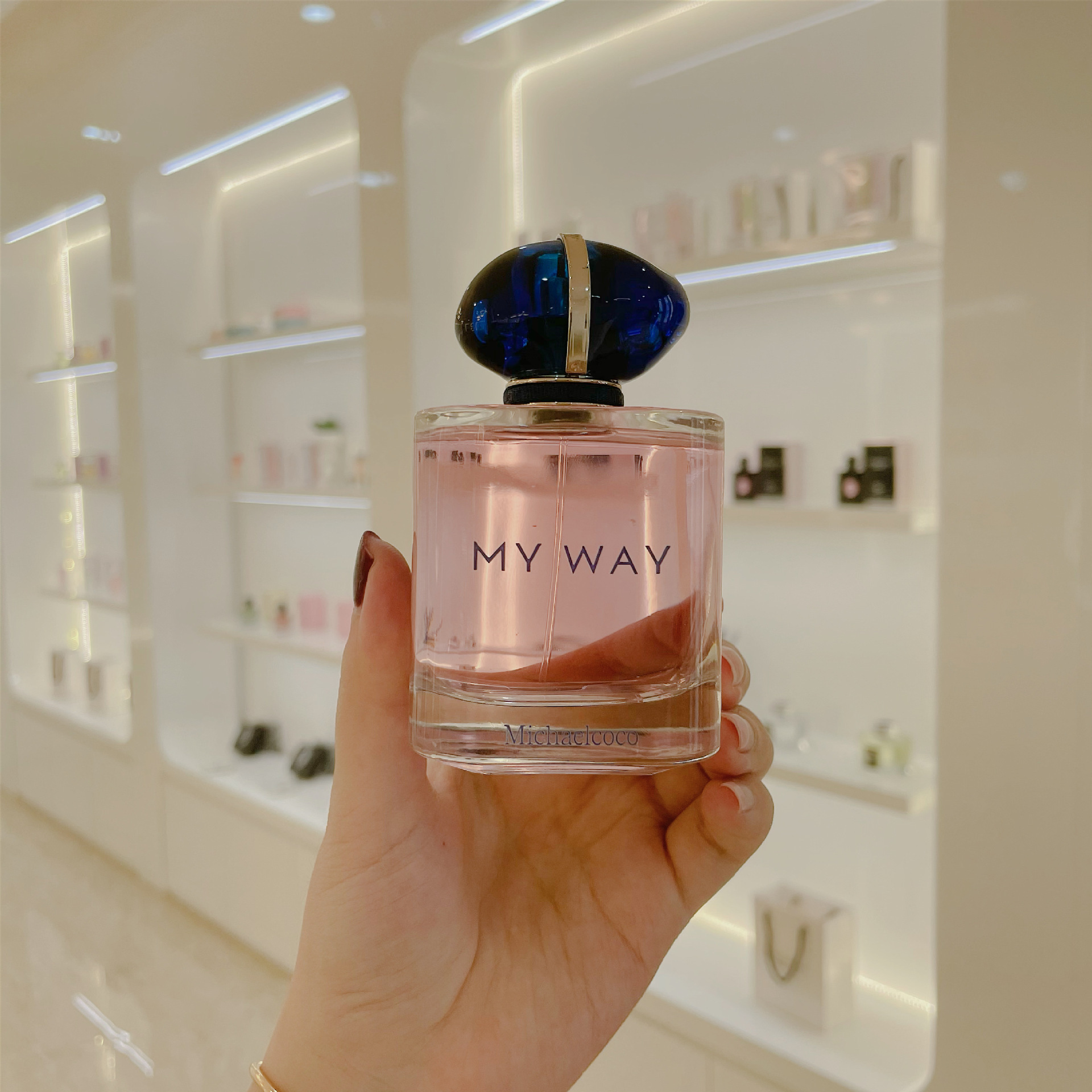 小众同香myway自我香水无界香水si迷情红色挚爱女持久淡香白花调