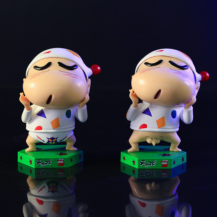 厂家直销蜡笔小新手办模型摆件批发新款pvc材质 睡衣小新手办