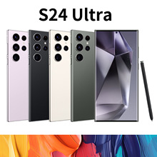 新款跨境手机S24 Ultra 安卓7.3寸真穿孔大屏内置笔外贸智能手机