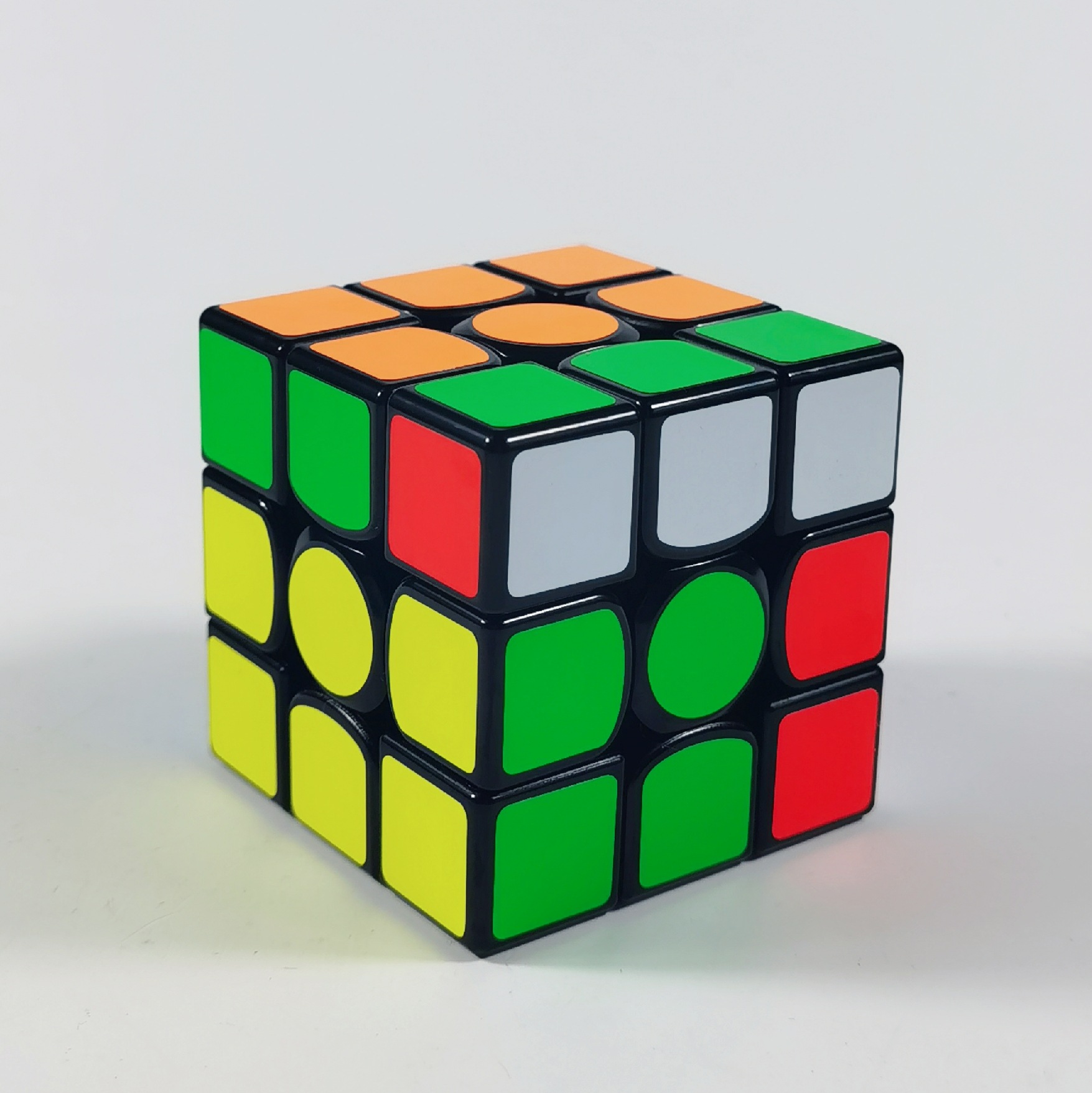 【gan356air个性版黑色 越冬款】竞速三阶顺滑无限魔方儿童玩具