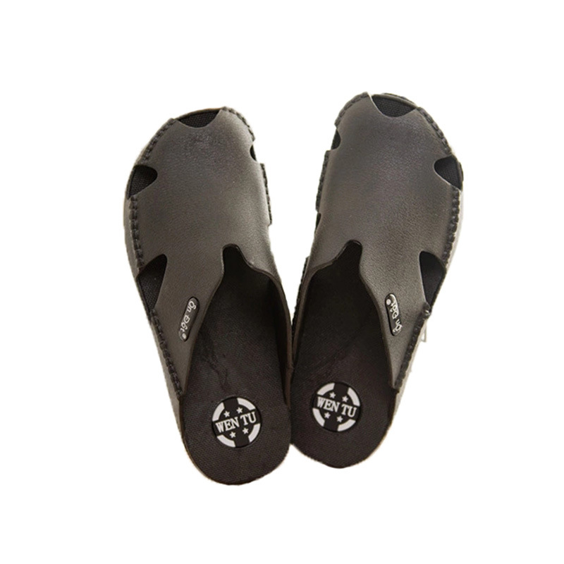 Vietnam Slippers Rubber Shoes on Dot Slippers Wentu Sandals Beach Shoes Home Outdoor Men's and Women's Slippers Closed Toe