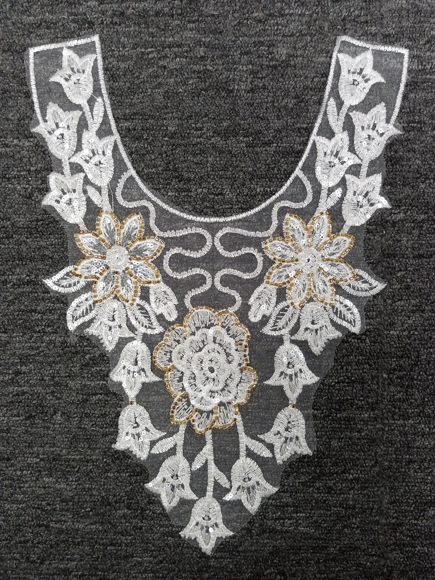 镂空绣珠片绣图片