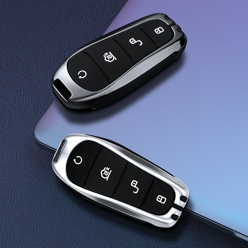 适用比亚迪秦plusdmi钥匙套海豚新能源d1专用e2e3pro车保护壳包扣