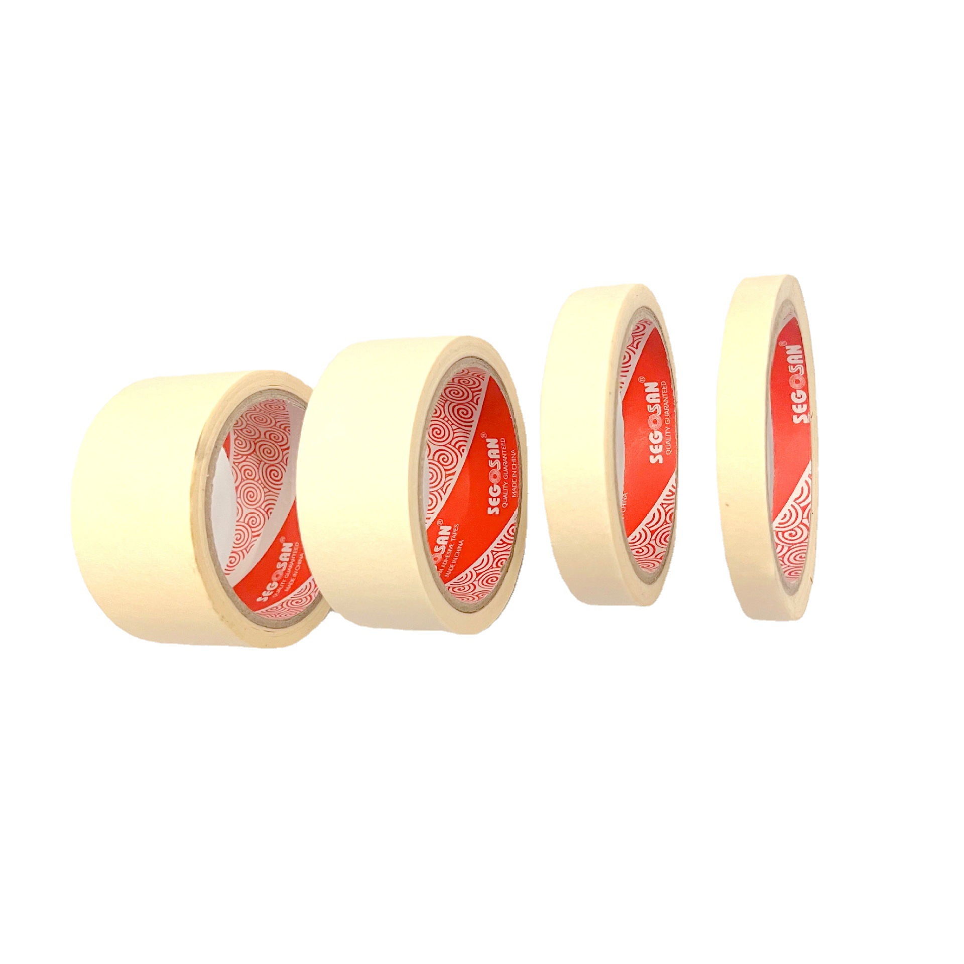 White Yellow Masking Paper Adhesive Tape Spray Paint Covering Beauty Seam Art DIY Easy to Tear Masking Tap